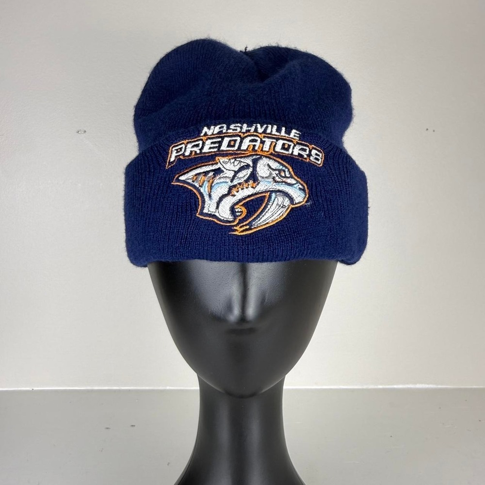 Vintage Nashville Predators Season Ticket Holder Cuffed Beanie Hat